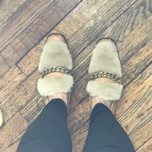 boyy london fur mules